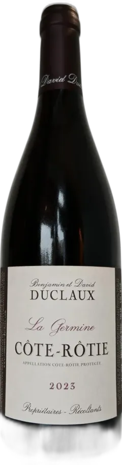 photo du vin Cote Rotie la Germine Dom Duclaux Benjamin et David