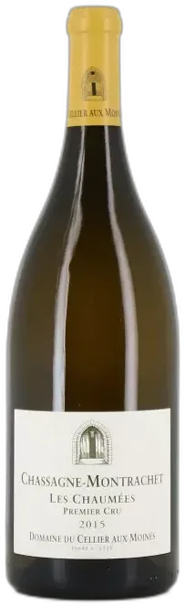 vue du vin Magnum Chassagne Blanc Montrachet 1er Cru les Chaumées Blanc 2015 Cellier Aux Moines