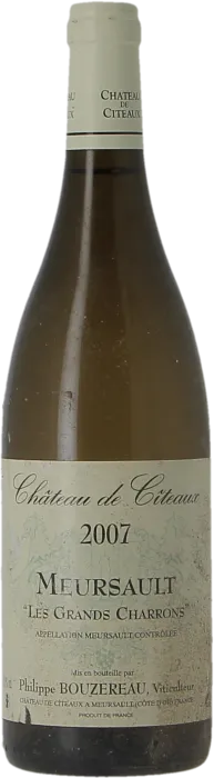 photo du vin Meursault les Grands Charrons