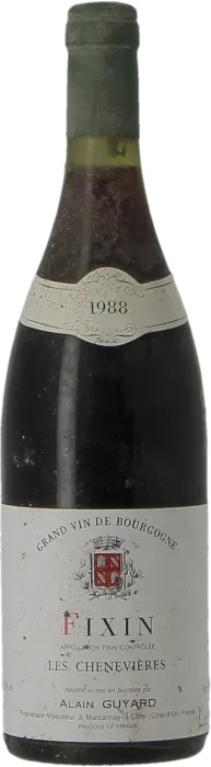 photo du vin Les Chenevieres