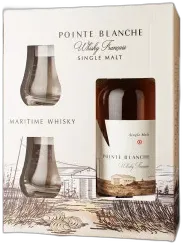 photo du vin Whisky Pointe Blanche Single Malt 2 Verres