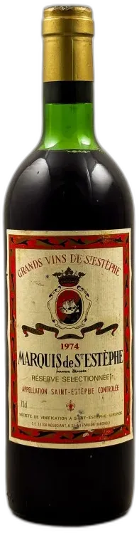 photo du vin Marquis de Saint-Estèphe