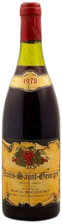 capture du vin Bocquenet Nuits Saint Georges 1978