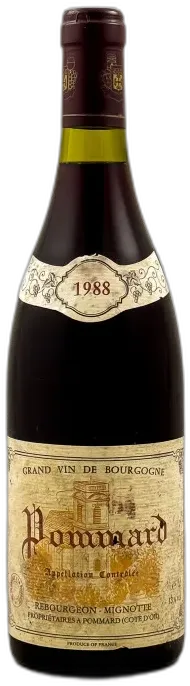 photo du vin Rebourgeon Michel Pommard 1988