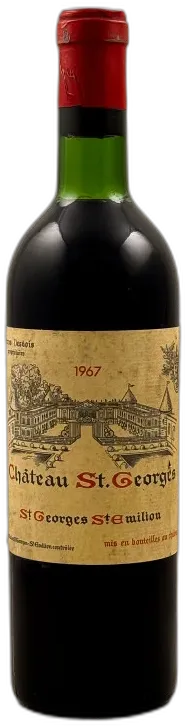 photo du vin Château Saint Georges Saint Emilion 1967