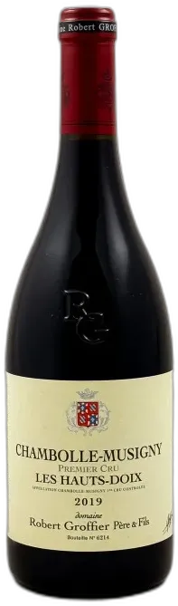 photo du vin Robert Groffier Chambolle Musigny 1er Cru "les Hauts Doix" 2019