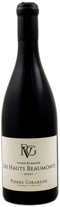 photos du vin Pierre Girardin Vosne Romanée "les Hauts Beaumonts" 2021