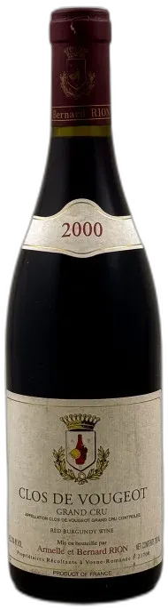 capture du vin Armelle & Bernard Rion Clos Vougeot 2000