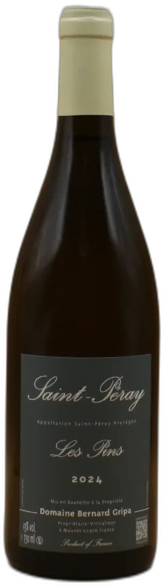 image du vin les Pins Alc. Aoc st Peray-Bernard Gripa