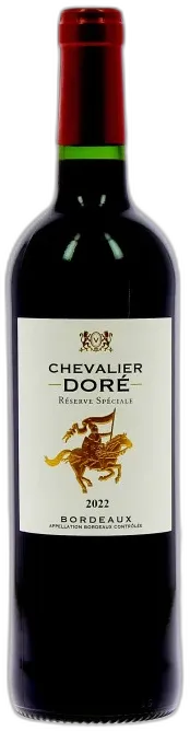 vue du vin Chevalier Doré Rouge