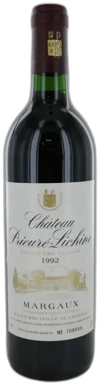 photo du vin Château Prieuré Lichine
