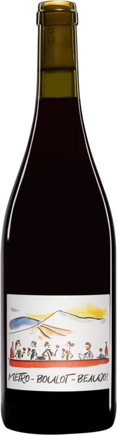 illustration du vin Domaine des Canailles Beaujolais "Métro-Boulot-Beaujo" Rouge 2022