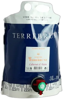 aperçu du vin Cabernet d’Anjou Vin Rosé de Loire Domaine Terrebrune Bib 3 Litres
