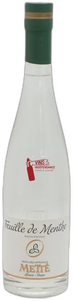 image du vin Distillerie Mette Feuille de Menthe Edv