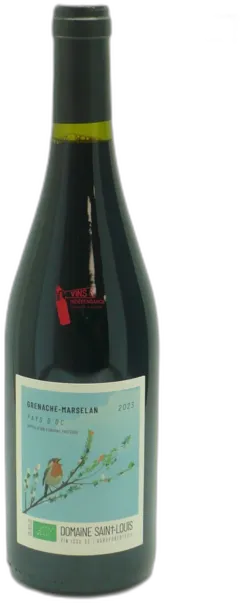 photo du vin Carriere Pradal Domaine Saint Louis Grenache Marselan Igp Pays d’oc 2023