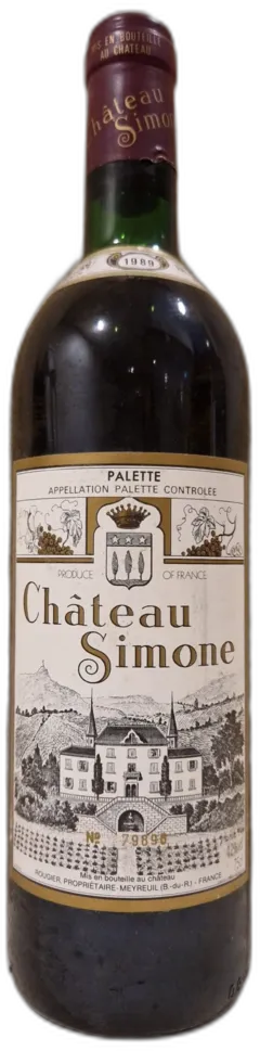 image du vin Château Simone, Palette