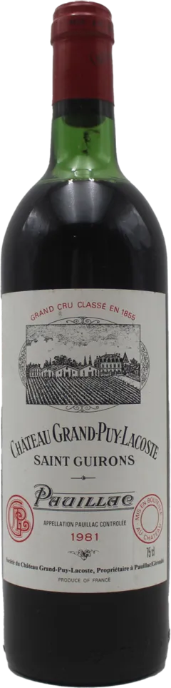 capture du vin Grand Puy Lacoste