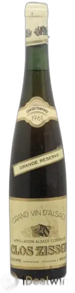 photo du vin Gewurztraminer Clos Zisser