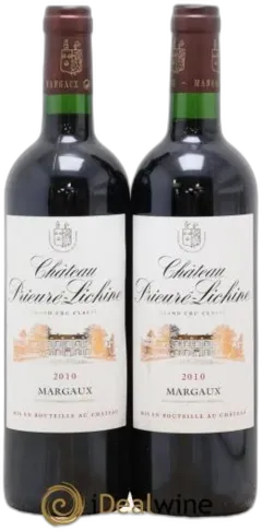 photo du vin Château Prieuré Lichine