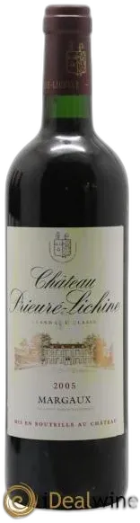 photo du vin Château Prieuré Lichine