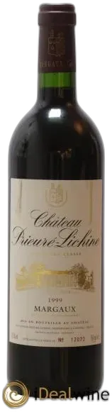 photo du vin Château Prieuré Lichine