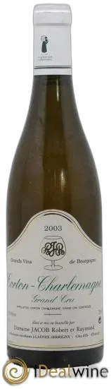 image du vin Corton-Charlemagne Grand Cru Jacob