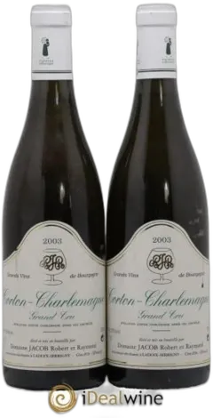 image du vin Corton-Charlemagne Grand Cru Jacob
