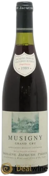 image du vin Musigny Grand Cru Jacques Prieur