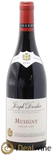 photo du vin Musigny Grand Cru Joseph Drouhin