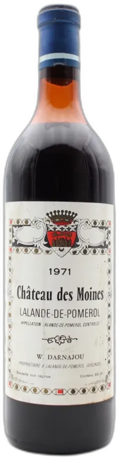 photo du vin Château des Moines 1971