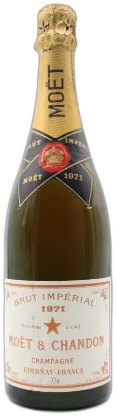 capture du vin Möet et Chandon 1971 Brut Imperial