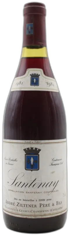 image du vin Santenay André Ziltener