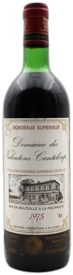 capture du vin Domaine des Valentons Canteloup 1975