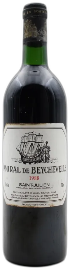 vue du vin Amiral de Beychevelle
