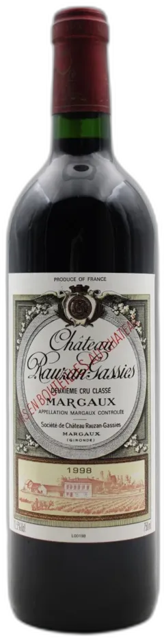 photo du vin Château Rauzan-Gassies