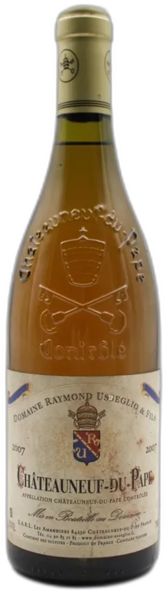 aperçu du vin Châteauneuf du Pape 2007 Domaine Raymond Usseglio & Fils