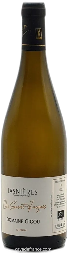 photo du vin Jasnières Clos Saint Jacques Gigou