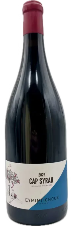 photos du vin Domaine Eymin Tichoux Cap Syrah 2023 Vin Rouge, Vallée du Rhône