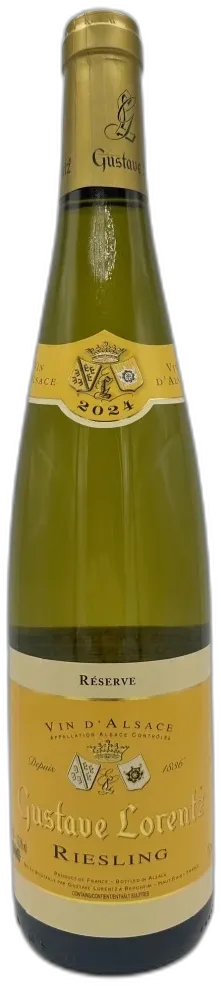 capture du vin Domaine Gustave Lorentz Riesling Alsace Reserve Alsace France