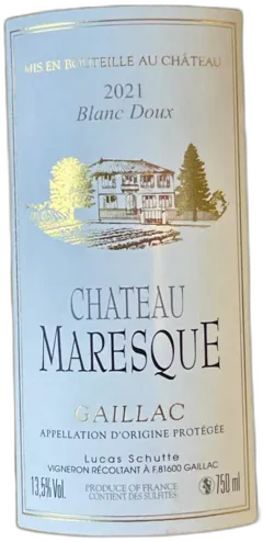 photos du vin Blanc Doux Tradition