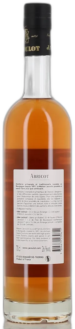 photos du vin Abricot Jacoulot