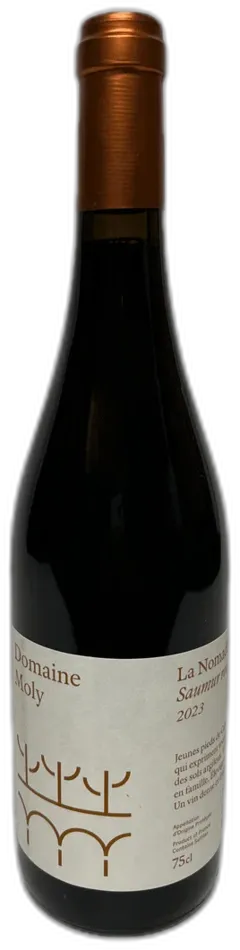 capture du vin Saumur Rouge la Nomade 2023 Domaine Moly