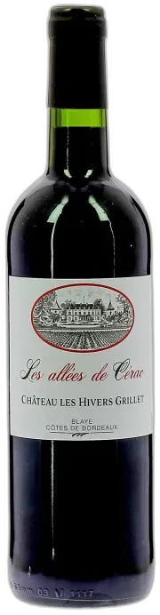 illustration du vin Château les Hivers Grillets les Allées de Cérac