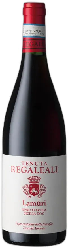 photo du vin Sicilia Doc Tenuta Regaleali Nero d'Avola Lamùri Tasca d'Almerita 2022