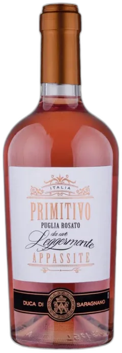 photos du vin Primitivo Rosato da Uve Leggermente Appassite