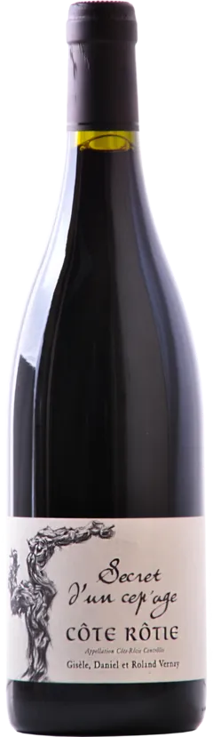 photo du vin Cote Rotie Secret d'un Cep'Age Élevé 30 Mois Domaine Gisèle & Sébastien Vernay