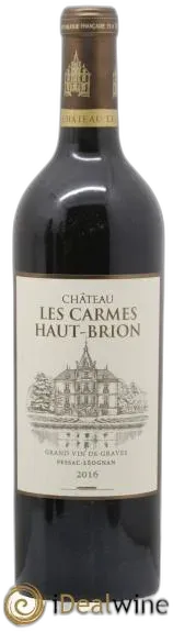 vue du vin Château les Carmes Haut-Brion