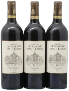 vue du vin Château les Carmes Haut-Brion