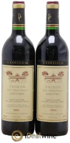 vue du vin Prieur de Meyney