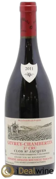 photo du vin Clos Saint-Jacques